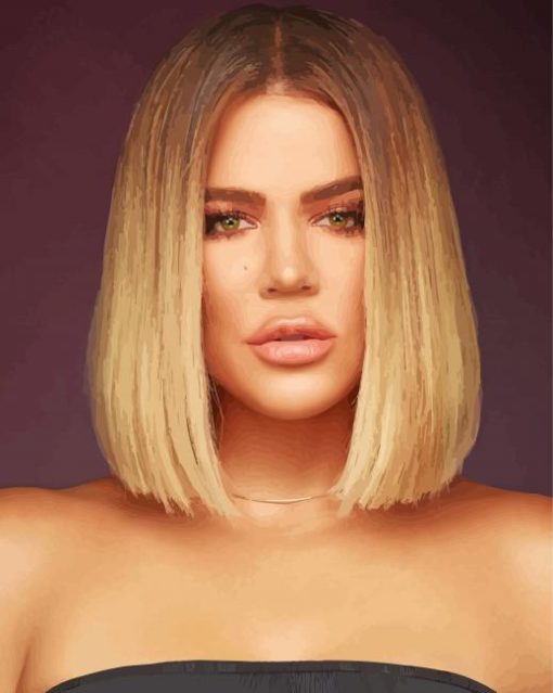 Khloe Kardashian paint by number