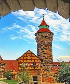 Nuremberg Castle Building paint by number