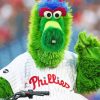 Phillie Phanatic Philadelphia Phillies Mascot paint by number