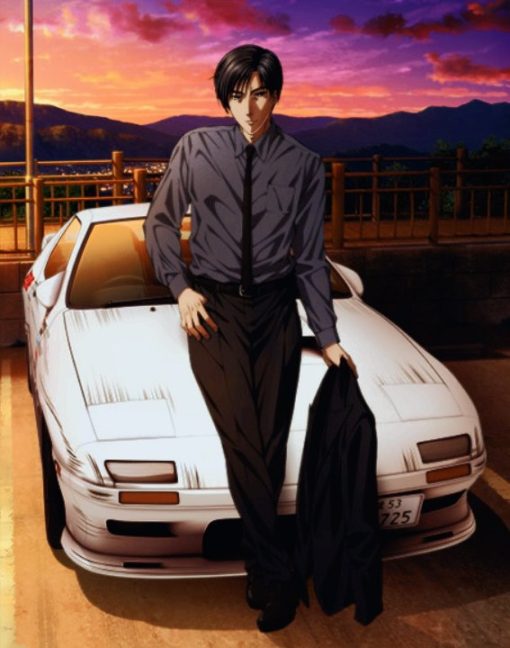 Ryosuke Takahashi Initial D paint by number