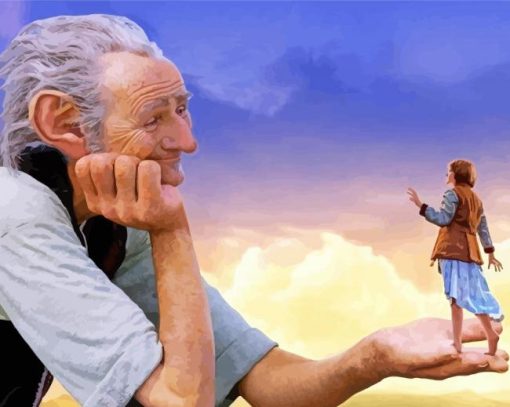 The BFG Characters paint by number