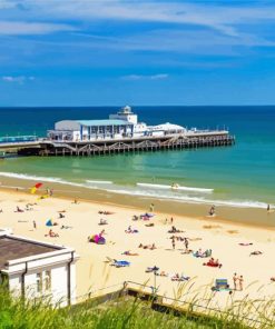 The Bournemouth Pier paint by number