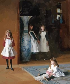 The Daughters Of Edward Darley Boit John Sargent paint by number