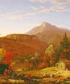 The Hunters Return By Thomas Cole paint by number