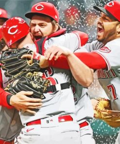 Cincinnati Reds paint by number