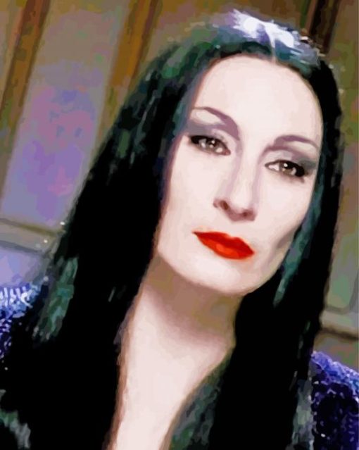 Morticia paint by number