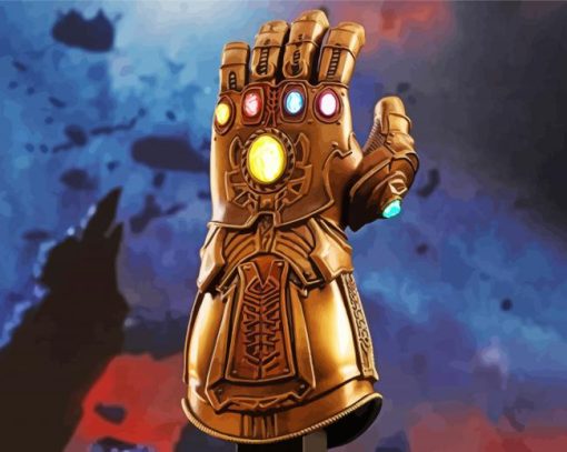 Powerfull Infinity Gauntlet paint by number