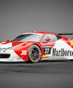 Race Marlboro Car paint by number