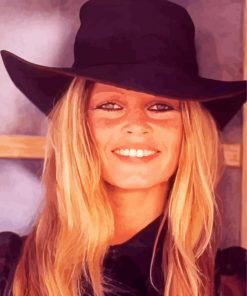 The Beautiful Brigitte Bardot paint by number