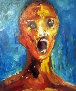 The Anguished Man Art paint by number