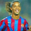 The Footballer Ronaldinho paint by number