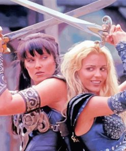 Xena And Callisto paint by number