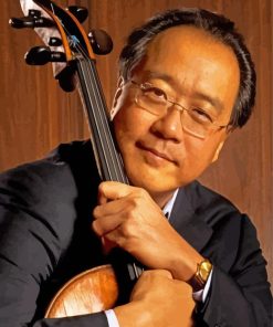 Yo Yo Ma Musician paint by number