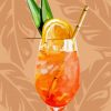 Aperol Illustration paint by number