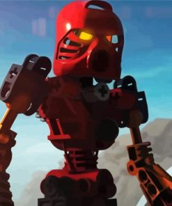 Bionicle Character paint by number