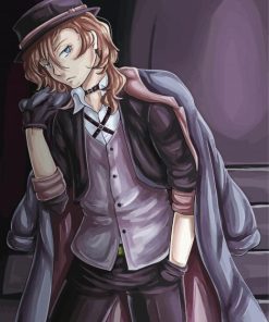 Chuuya Nakahara Character Paint by number