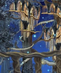 Lothlorien Land Art paint by number