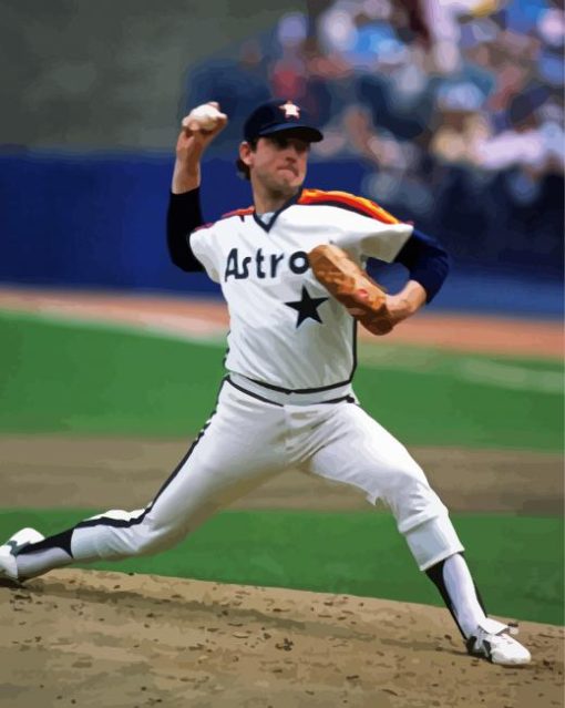 Nolan Ryan paint by number