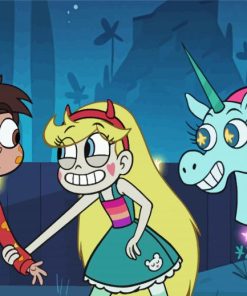 Star Vs The Forces Of Evil Animation paint by number