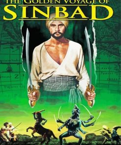 The Golden Voyage Of Sinbad Poster paint by number