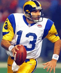 Aesthetic Kurt Warner paint by number