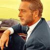 Classy Paul Newman paint by number