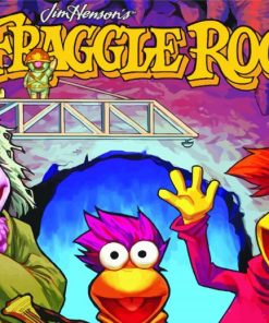 Fraggle Rock Poster Art paint by number