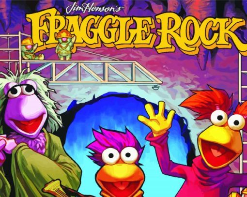 Fraggle Rock Poster Art paint by number