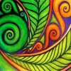 Koru Plant Art paint by number