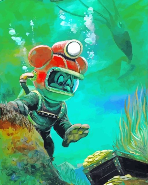 Leagues Under The Sea Art paint by number