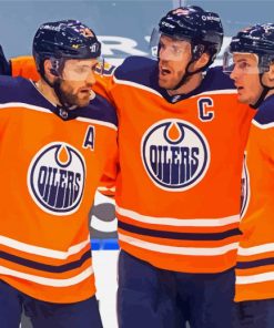 Oilers Players Paint By Numbers