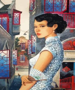 Asian Lady Paint By Numbers