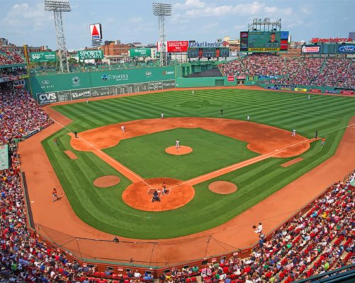 Baseball Fenway Park Paint By Numbers 