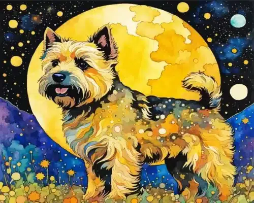 Norwich Terrier Art Paint By Number