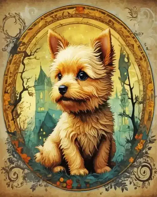 Norwich Terrier Paint By Number