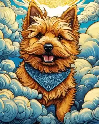 Aesthetic Norwich Terrier Art Paint By Number